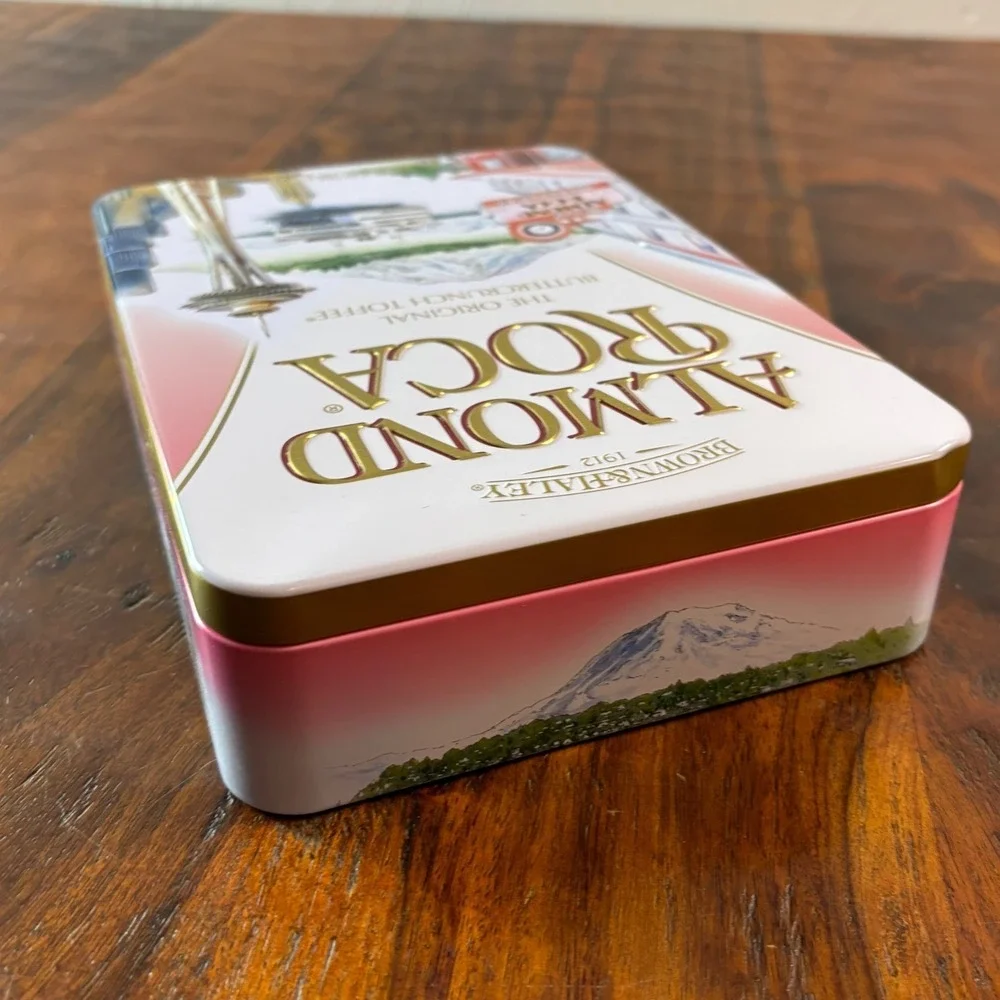 Brown and Haley Almond Roca Seattle Washington Landmark Collector Tin 10oz